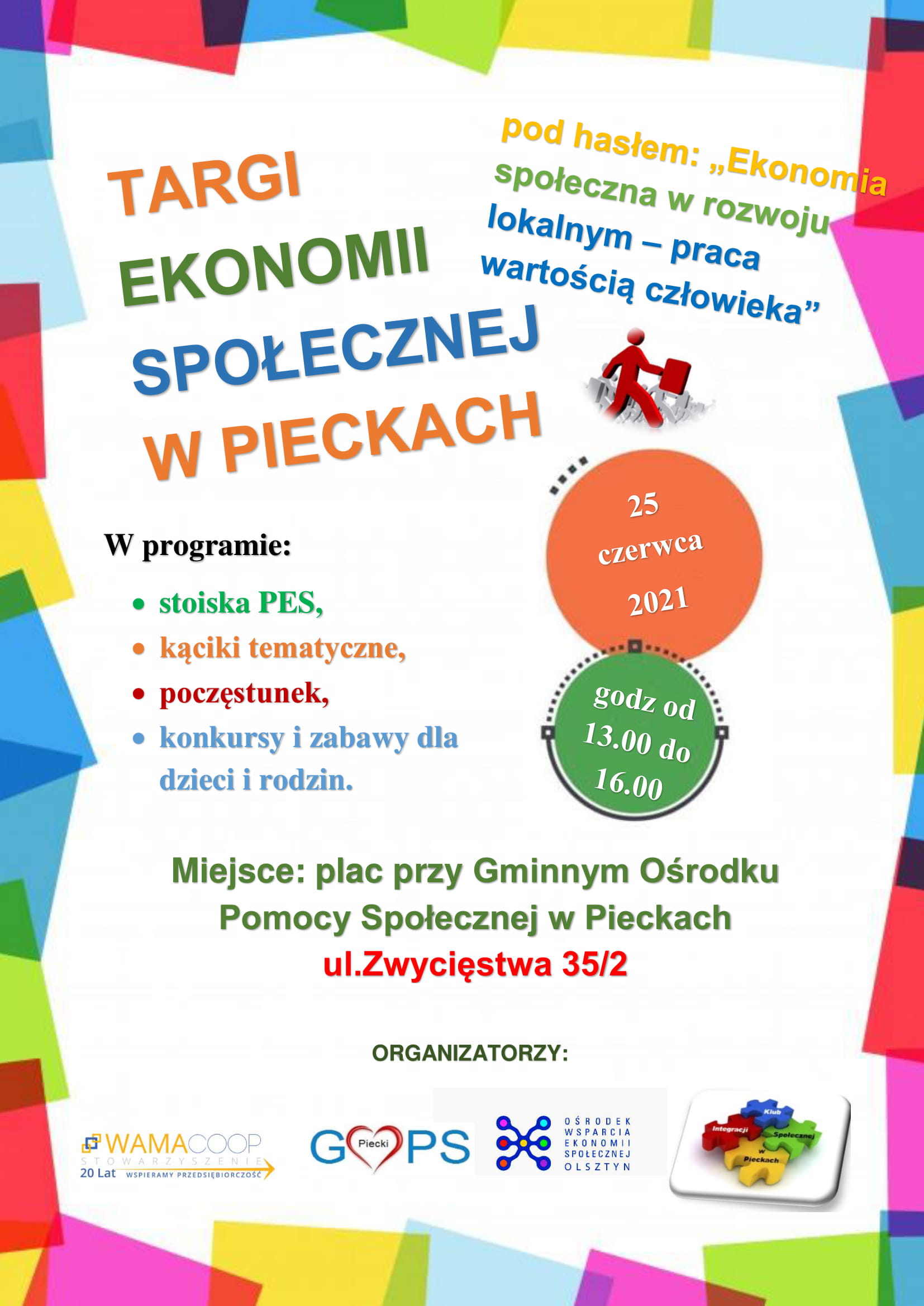 Plakat_Targi_Ekonomii_Spolecznej_w_Pieckach_25_czerwca_2021