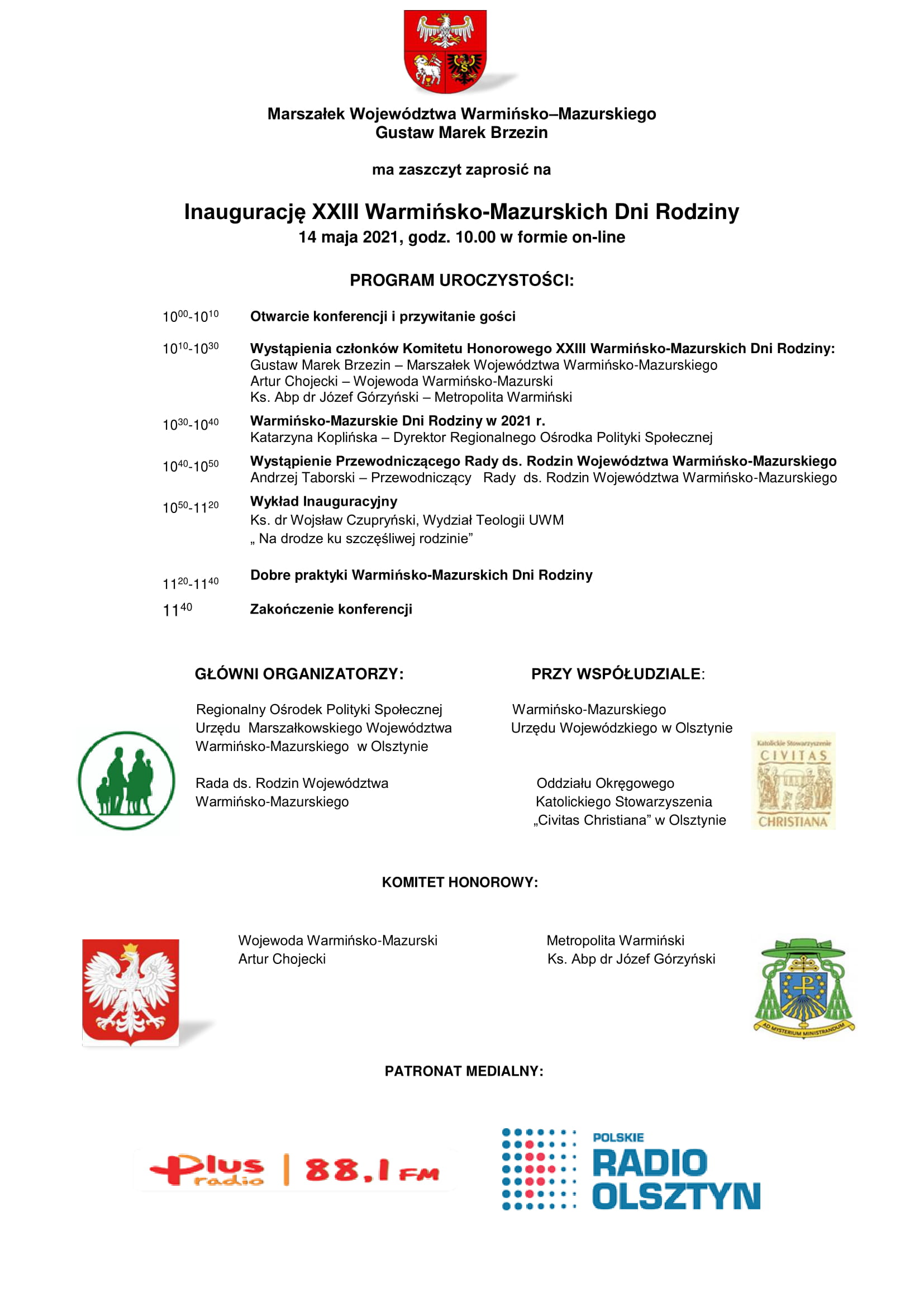 program_Inauguracji_XXIII