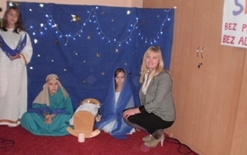 Kolędowanie w świetlicy ,, Mrowisko w Nawiadach (1)