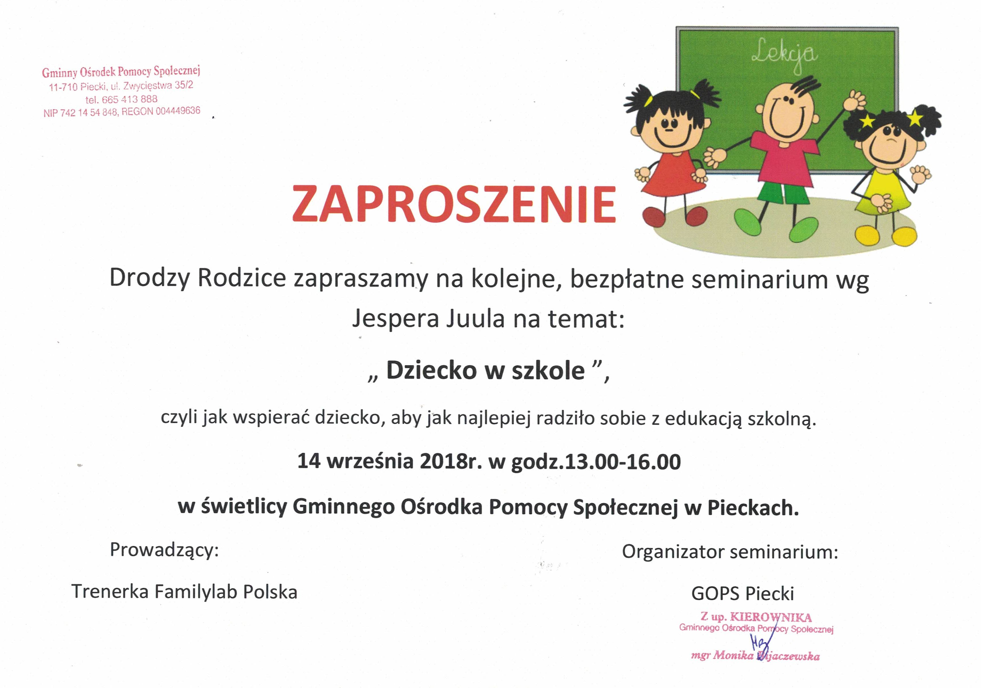 Zaproszenie_-_Dziecko_w_szkole1